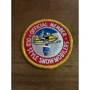 OFFICIAL MEMBER OLD STYLE SNOWMOBILERS PATCH (5048)